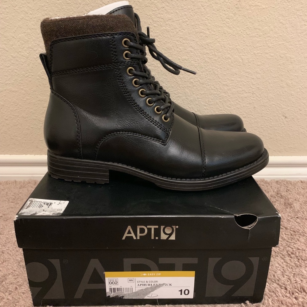 Men’s Leather Combat boots BRAND NEW